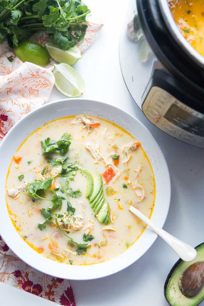 Instant Pot Creamy Southwest Chicken Soup