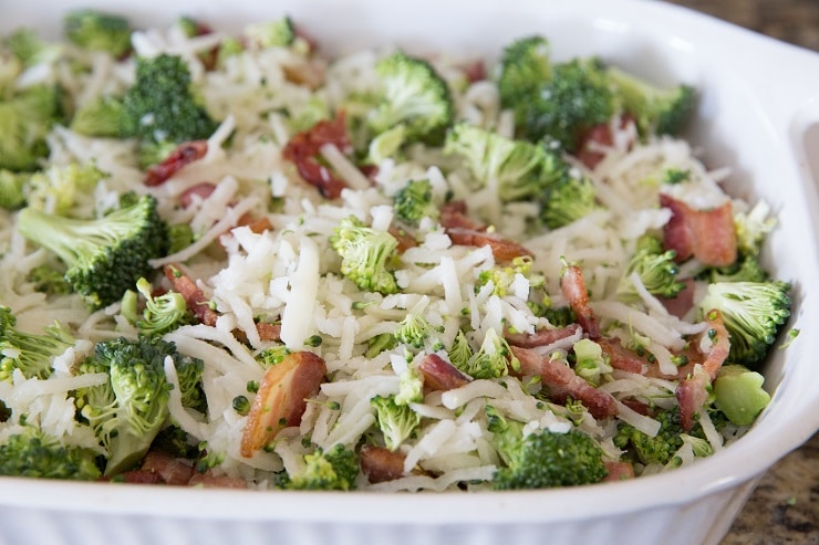 How to make broccoli cheddar hashbrown casserole