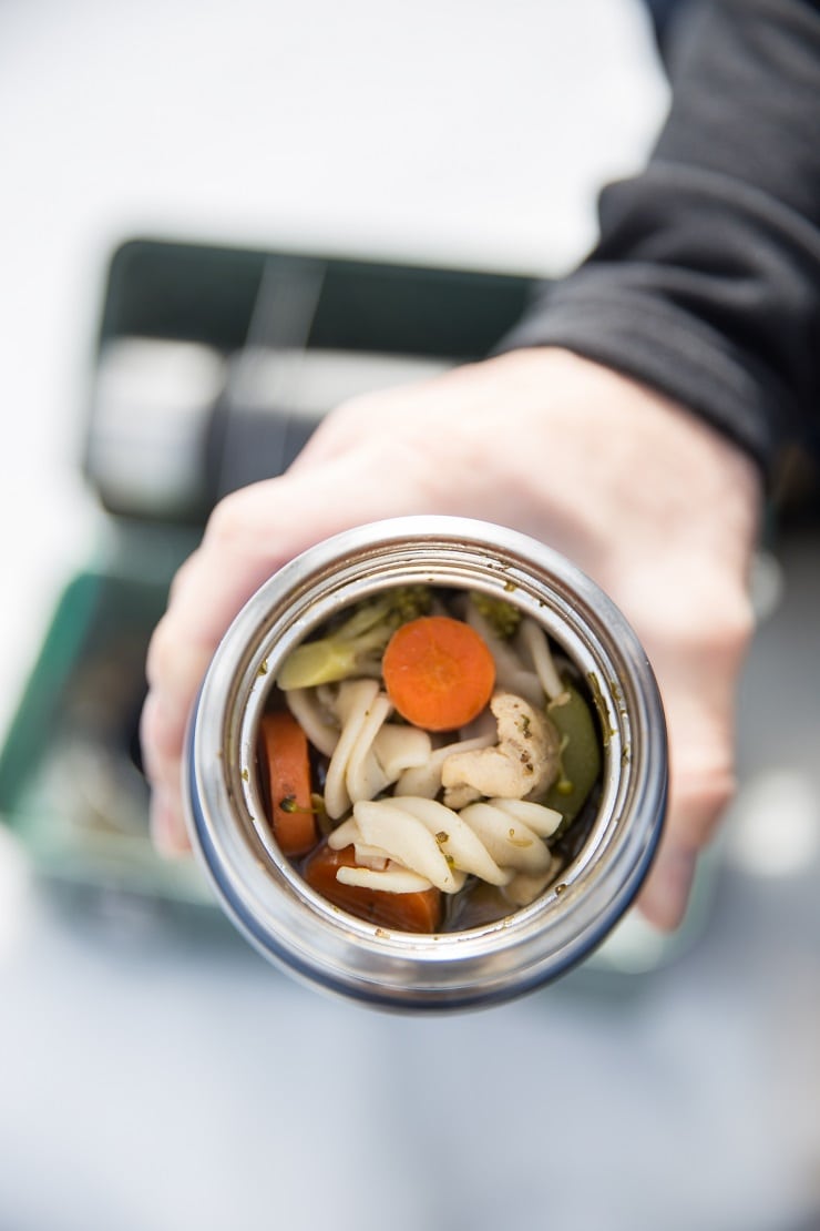 Gluten-Free Chicken Noodle Soup Recipe - a quick stove top soup recipe that takes about 45 minutes to make