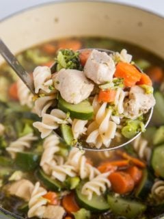 Easy One-Pot Chicken Noodle Soup made in 45 minutes