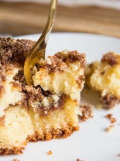 Dairy-Free Keto Coffee Cake made sugar-free and grain-free