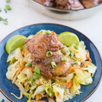 Paleo Chicken Adobo - soy-free, refined sugar-free healthy adobo chicken recipe - a Filipino dish.