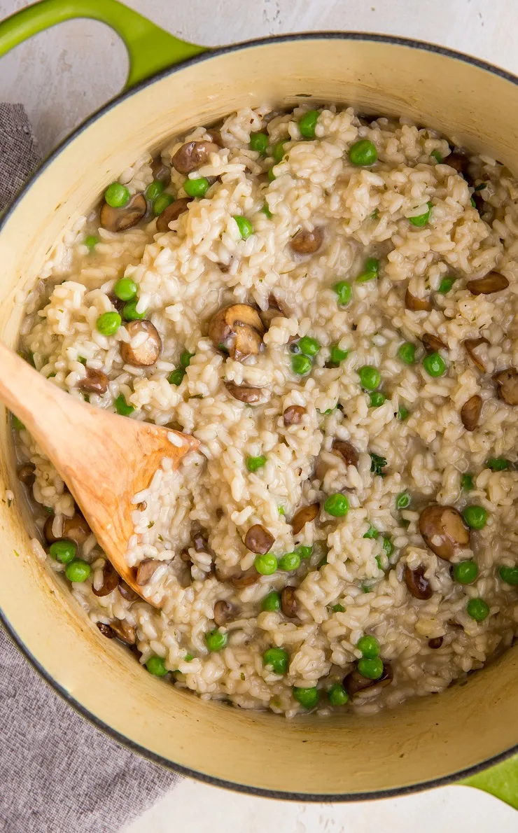 Creamy Mushroom Risotto Recipe with tips on how to make the best risotto