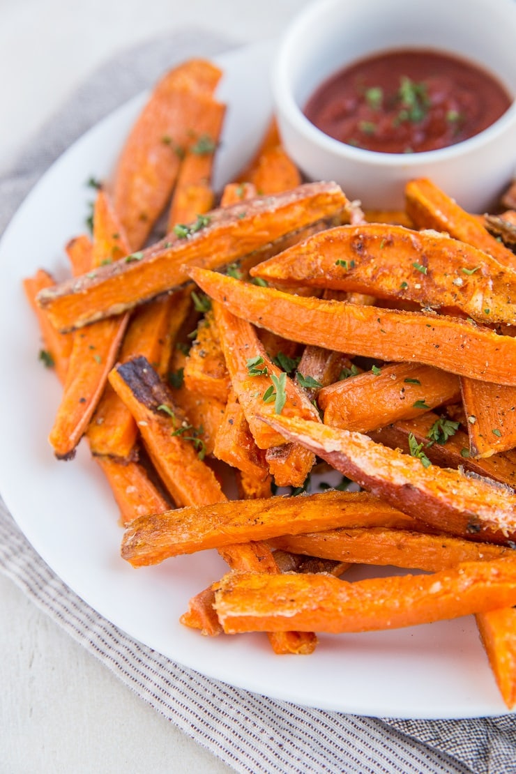 Crispy Sweet Potato Fries With Air Fryer Option The Roasted Root