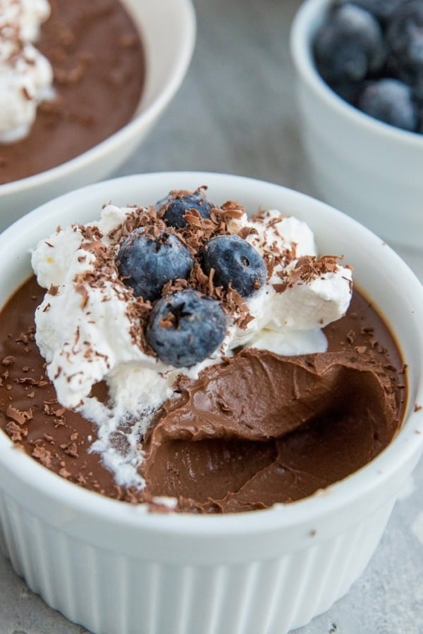 Keto Pots de Crème - a 3-ingredient dairy-free pot de creme recipe that is sugar-free and keto friendly