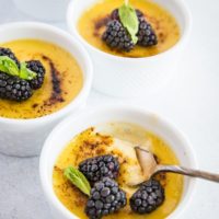 Dairy-Free Paleo Creme Brulee Recipe - a delicious custard dessert with amazing caramelized sugar topping