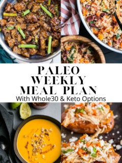 Paleo Weekly Meal Plan - Week 6