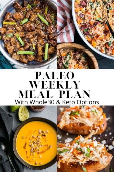 Paleo Weekly Meal Plan - Week 6 - The Roasted Root
