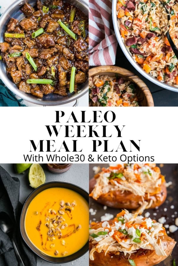 Paleo Weekly Meal Plan - Week 6