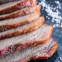 Smoked Brisket - an easy tutorial on how to smoke brisket, including tips and tricks for making the best smoked brisket