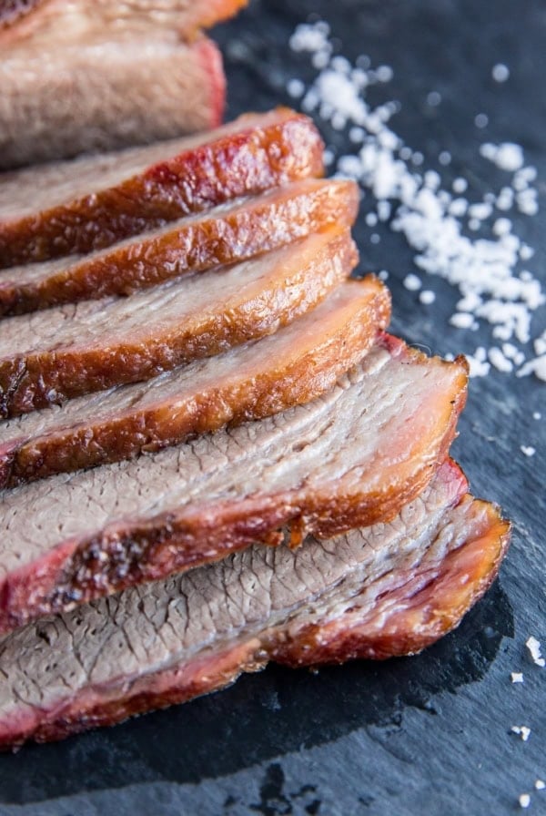 Smoked Brisket - an easy tutorial on how to smoke brisket, including tips and tricks for making the best smoked brisket