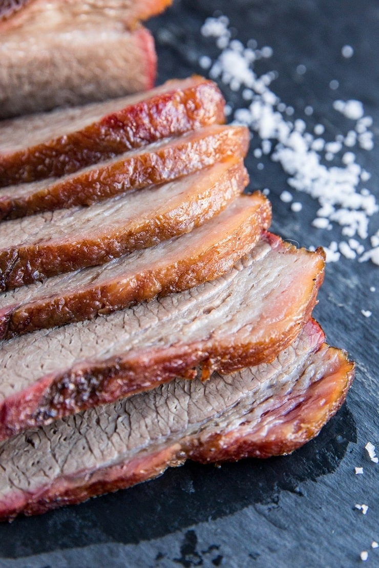 Smoked Brisket - an easy tutorial on how to smoke brisket, including tips and tricks for making the best smoked brisket