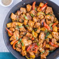 Sweet and Sour Pork - gluten-free sweet and sour pork recipe that is healthier than takeout. A delicious dinner recipe that can be made any night of the week!