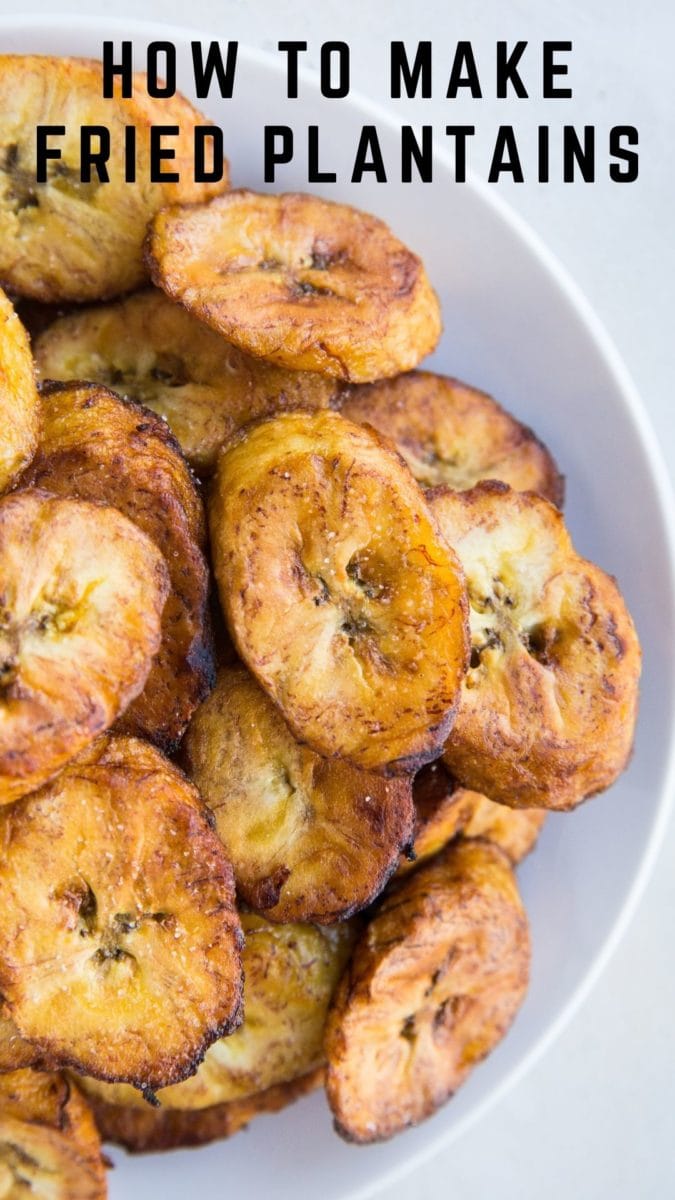 How to Make Fried Sweet Plantains (Maduros) - an easy tutorial that includes everything you need to know about selecting and frying plantains
