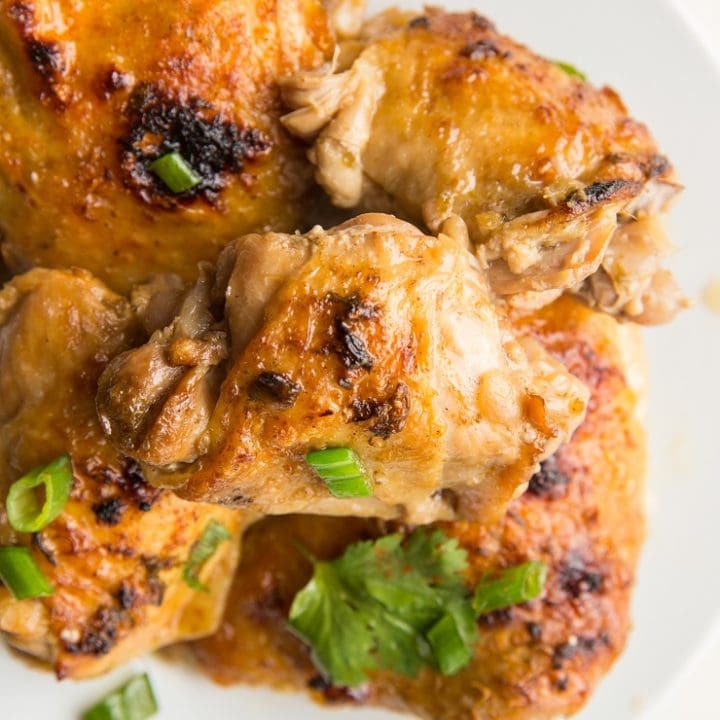 Instant Pot Jamaican Jerk Chicken - incredibly flavorful and tender jerk chicken recipe made easily in the Instant Pot or pressure cooker