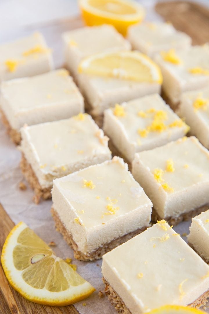 Low carb lemon cheesecake bars the roasted root