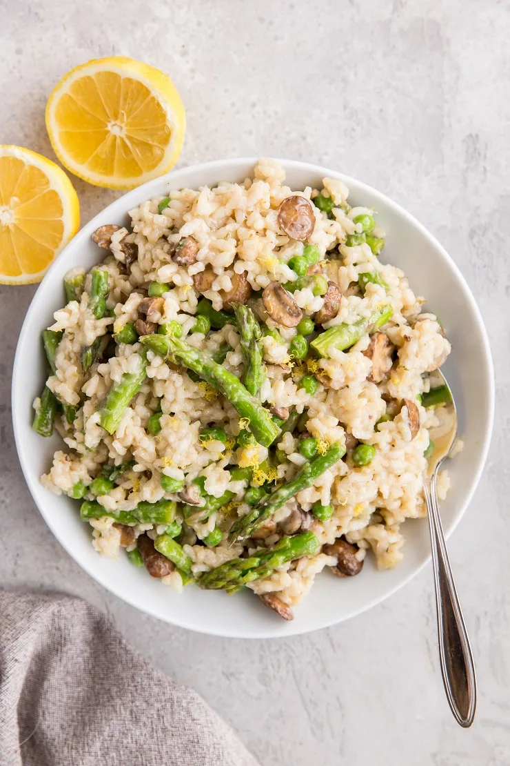 Lemon Asparagus Risotto