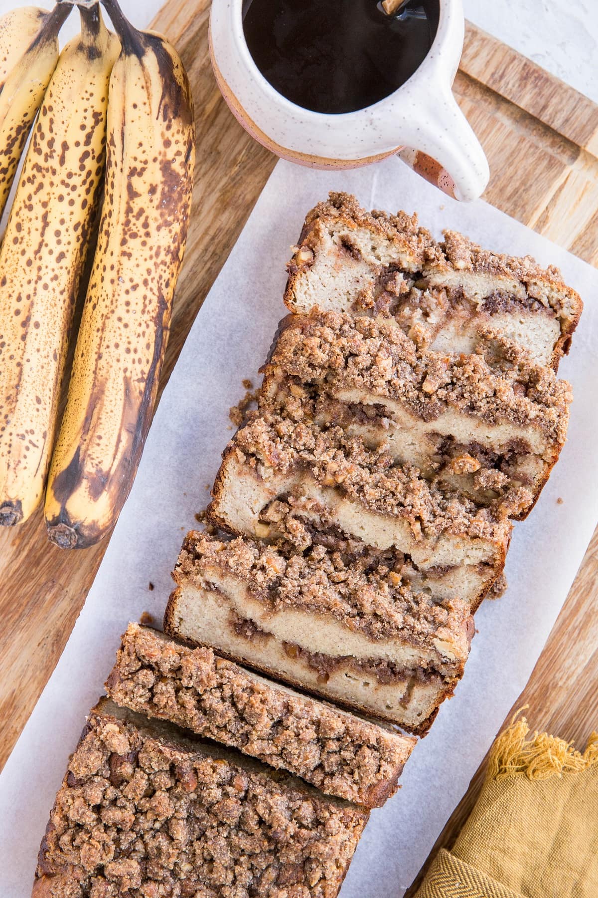 Paleo Banana Bread with Cinnamon Swirl - almond flour banana bread - dairy-free and refined sugar-free healthy banana bread