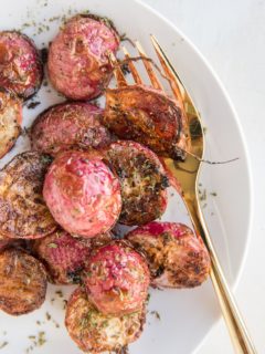 Roasted Radishes - an easy tutorial on how to make perfect roasted radishes for a healthy side dish.