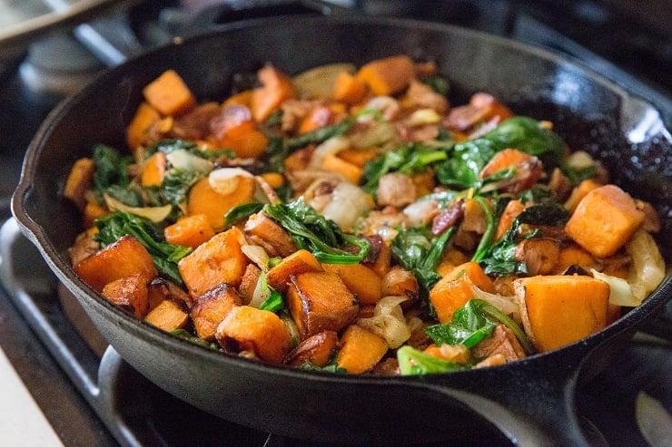 Finished Sweet Potato Hash