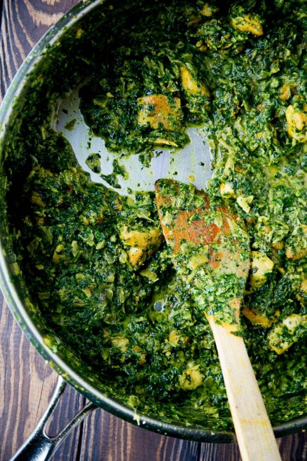 Chicken and Spinach Curry (Chicken Saag)