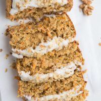 Low-Carb Carrot Cake Bread - grain-free, sugar-free, dairy-free, insanely moist and fluffy!