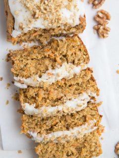 Low-Carb Carrot Cake Bread - grain-free, sugar-free, dairy-free, insanely moist and fluffy!