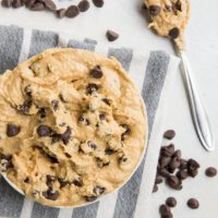 4-Ingredient Keto Peanut Butter Edible Cookie Dough comes together in 5 minutes for an egg-free cookie dough that is ready to eat!