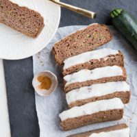 Low-Carb Zucchini Bread made two ways - a coconut flour version and an almond flour version. Sugar-free zucchini bread never tasted so great!