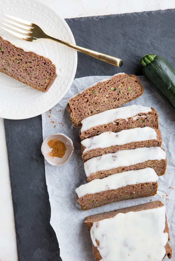 Low-Carb Zucchini Bread made two ways - a coconut flour version and an almond flour version. Sugar-free zucchini bread never tasted so great!
