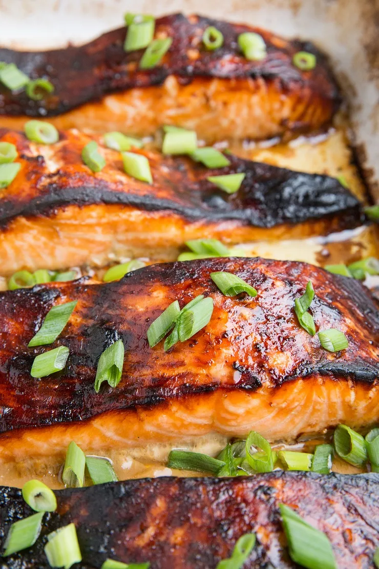 Easy Teriyaki Salmon Recipe - a beautiful weeknight staple that is fresh, flavorful and easy to make any night of the week.