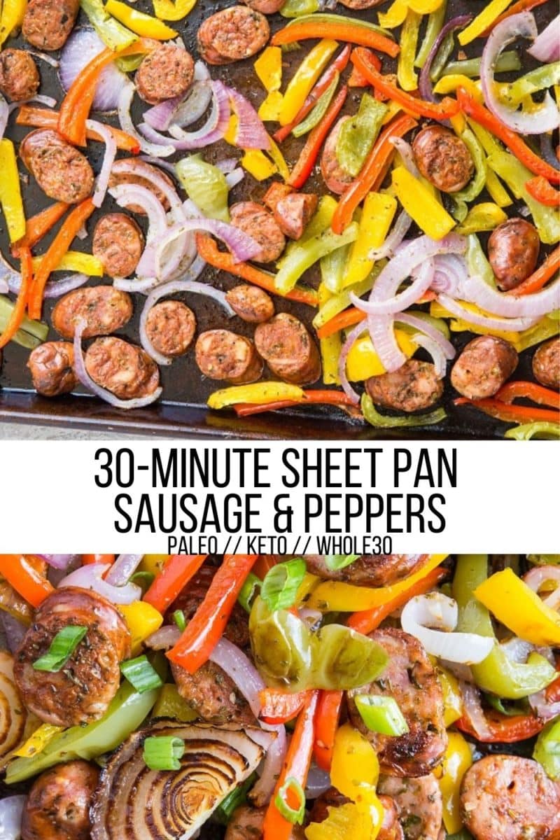 Quick and Easy 30-Minute Sausage and Peppers recipe made with few ingredients! This amazingly flavorful dinner recipe is nutritious and a perfect staple for weeknight meals.