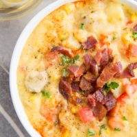 Dairy-Free Chicken Corn Chowder made gluten-free. A healthier chowder recipe that is gluten-free