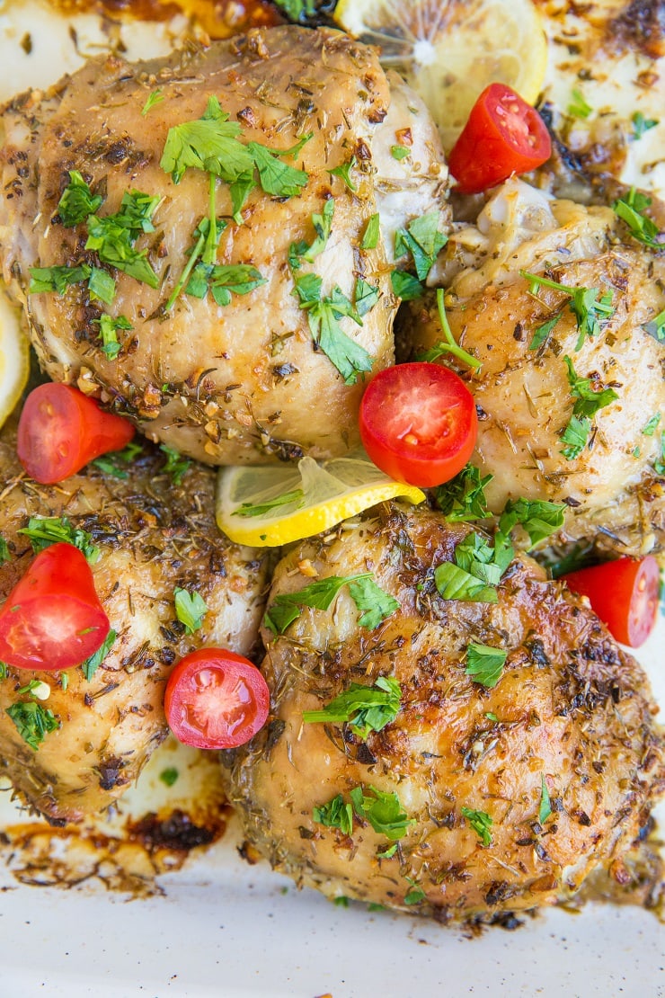 Easy Greek Chicken Recipe - perfect for meal prep and weeknight meals