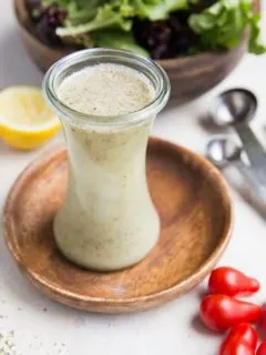 Easy Homemade Italian Salad Dressing with basic pantry ingredients. This simple recipe only takes a few minutes to make!