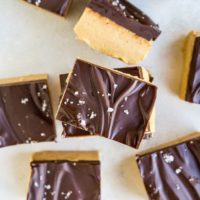 No-Bake Keto Peanut Butter Bars made with 5 basic ingredients. Grain-free and sugar-free