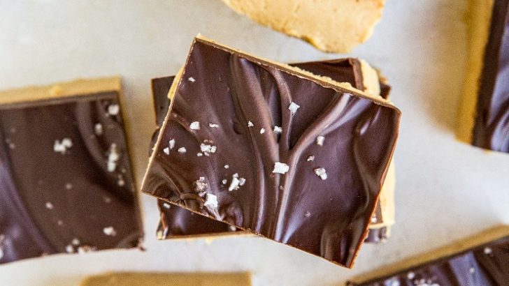 No-Bake Keto Peanut Butter Bars made with 5 basic ingredients. Grain-free and sugar-free