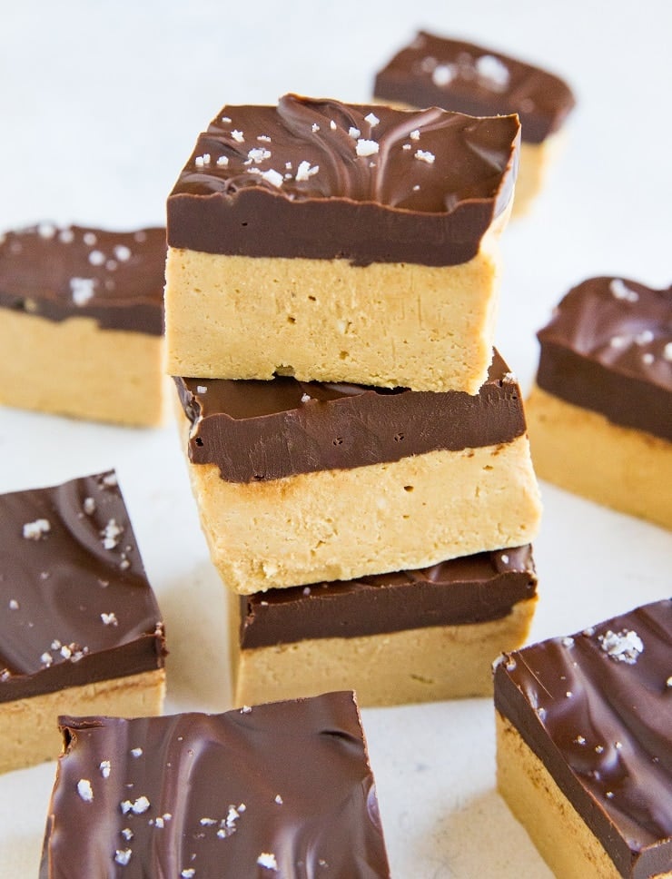 No-Bake Keto Peanut Butter Bars that taste just like a peanut butter cup!