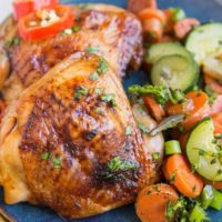 Paleo Baked Teriyaki Chicken Thighs made with just a few ingredients. Your ticket to an amazing meal!