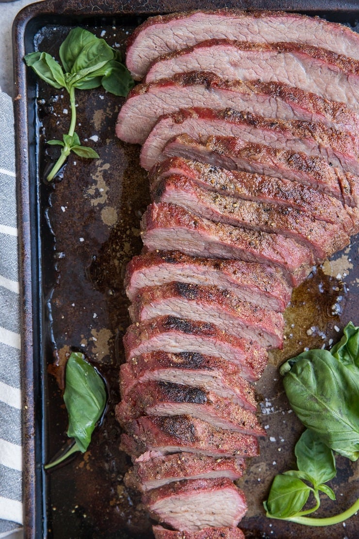 Perfect Smoked Tri Tip - how to make The BEST Tri Tip each and every time on the smoker! Recipe includes cooking temperatures for and instructions on how to dry brine meat