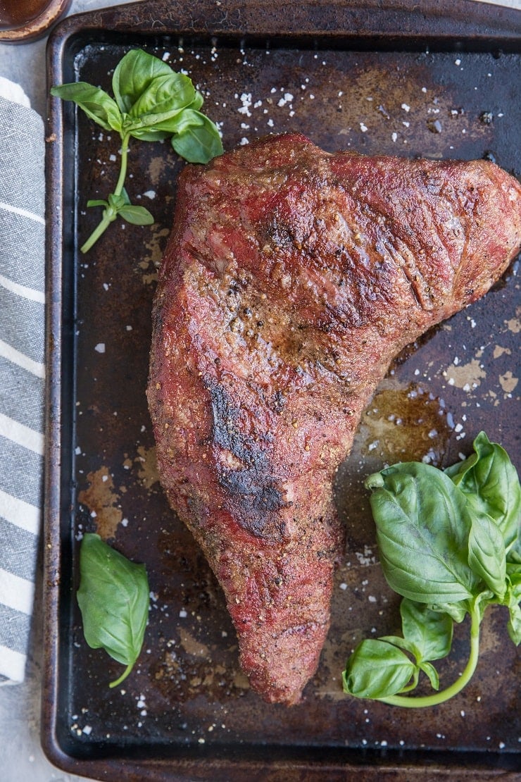 Perfect Smoked Tri Tip - an easy recipe for getting perfect tri tip every time!