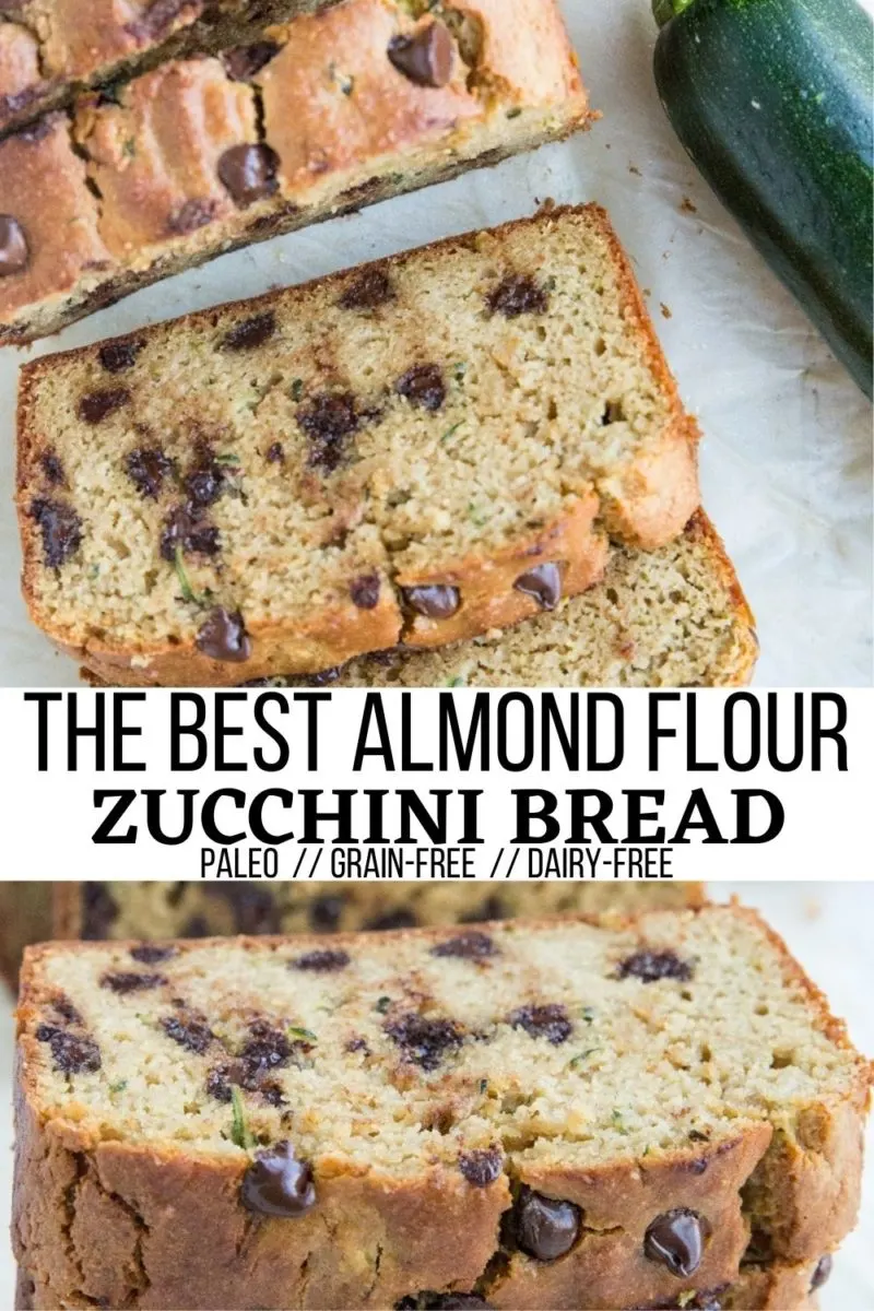 The BEST Paleo Almond Flour Zucchini Bread Recipe! Fluffy, moist, grain-free, dairy-free, refined sugar-free, simply delicious!