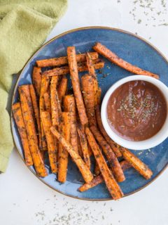 Baked Carrot Fries are quick and easy to prepare and make for a healthy side dish to any main entrée.