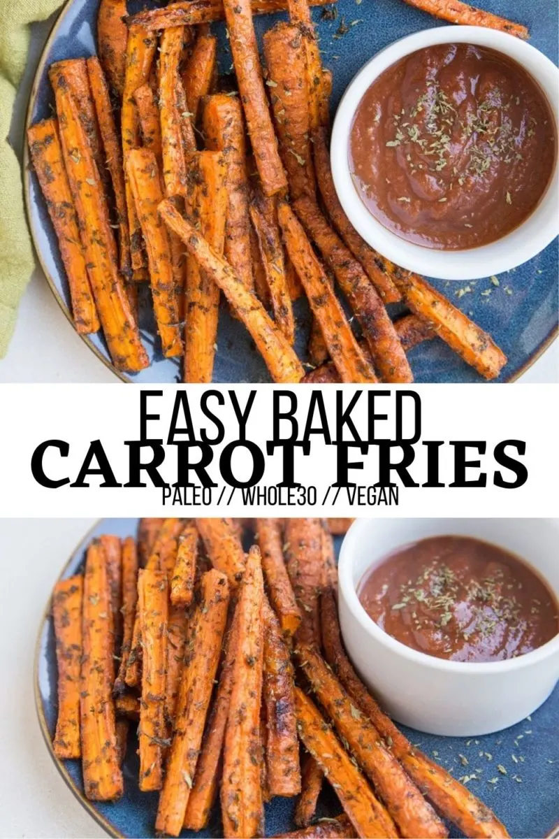 Easy Baked Carrot Fries are an amazing side dish to any meal! Whip them up to go alongside burgers, sandwiches, salads, wraps, steak, and more!