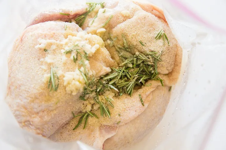 How to marinate lemon garlic rosemary chicken