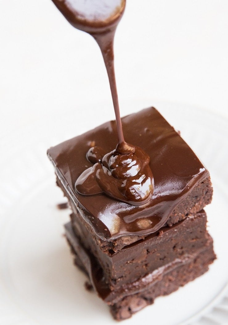 Easy Dairy-Free Chocolate Ganache Recipe made with just two ingredients! Paleo, keto, vegan.