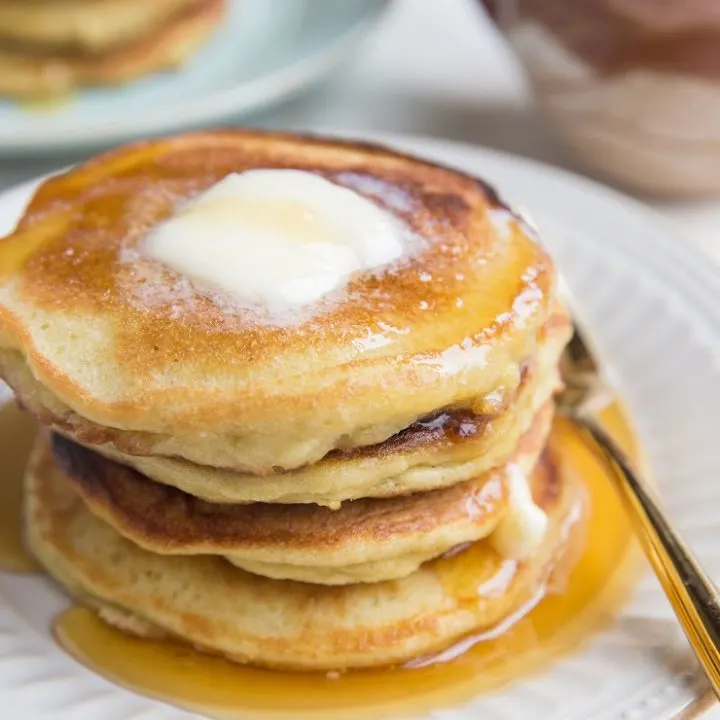 Keto Pancakes with coconut flour are a low-carb, grain-free breakfast loaded with delicious rich flavors. Fluffy, moist, amazing!
