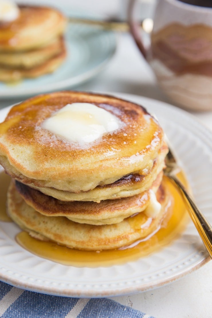 Keto Pancakes with coconut flour are a low-carb, grain-free breakfast loaded with delicious rich flavors. Fluffy, moist, amazing!