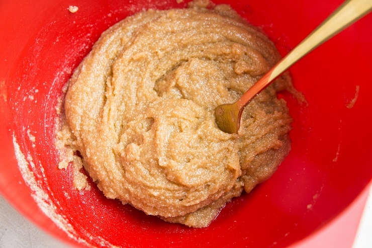 Snickerdoodle cookie bar dough 