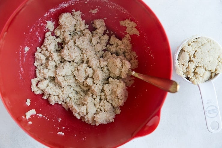 Mix the crumb topping in a mixing bowl